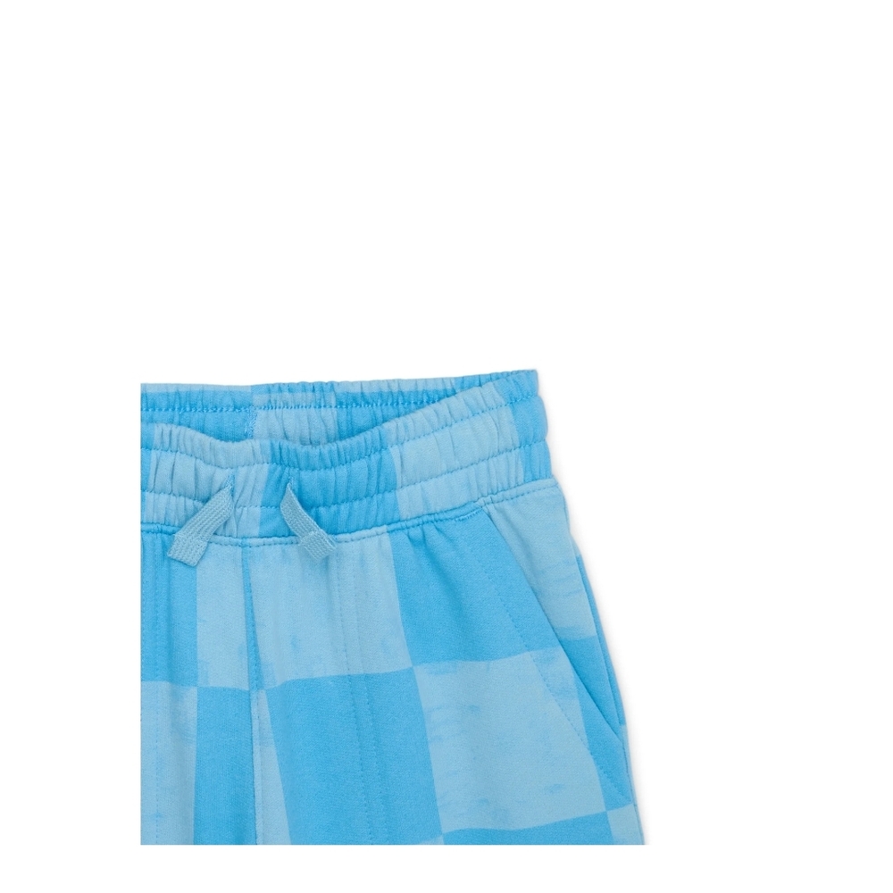 Kids Blue Checkered Shorts Size 10 - Picture 2 of 4